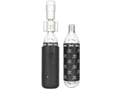 PEATY'S HOLESHOT CO2 PUMPA + BOMBIČKY 2 KS - ROAD & GRAVEL