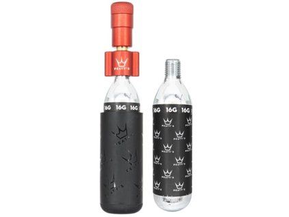PEATY'S HOLESHOT CO2 PUMPA + BOMBIČKY 2 KS - ROAD & GRAVEL