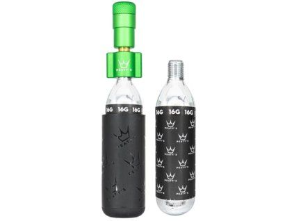 PEATY'S HOLESHOT CO2 PUMPA + BOMBIČKY 2 KS - ROAD & GRAVEL