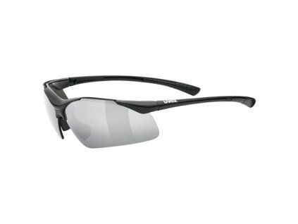 Cyklistické okuliare UVEX BRÝLE SPORTSTYLE 223 BLACK / LTM.SILVER