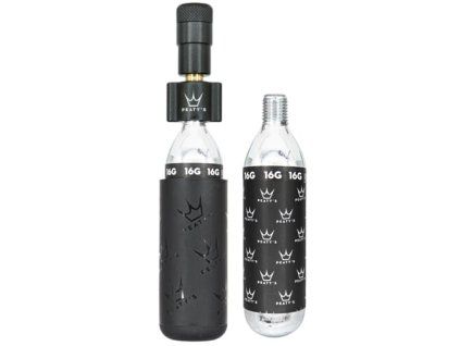 PEATY'S HOLESHOT CO2 PUMPA + BOMBIČKY 2 KS - ROAD & GRAVEL