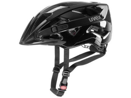 Cyklistická MTB prilba UVEX HELMA ACTIVE BLACK SHINY (VELIKOST 56-60)