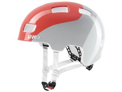 Detská prilba UVEX HELMA HLMT 4 GRAPEFRUIT-GREY WAVE (VELIKOST 55-58)