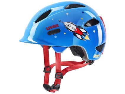 Detská prilba UVEX HELMA OYO STYLE BLUE ROCKET (VELIKOST 46-50)