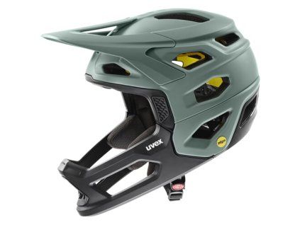 Cyklistická prilba UVEX HELMA REVOLT MIPS MOSS-BLACK (VELIKOST 52-57)