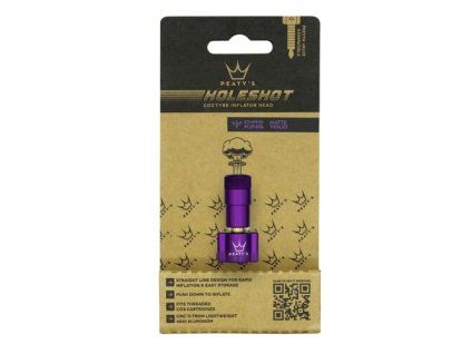 PEATY'S HOLESHOT HLAVICE CO2 PUMPY VIOLET