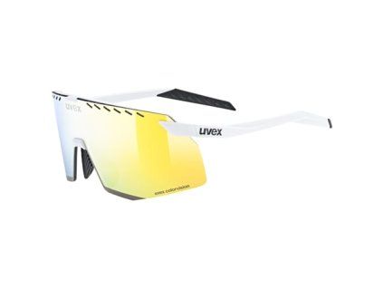 Cyklistické okuliare UVEX BRÝLE PACE STAGE CV WHITE MATT/MIR. GOLD