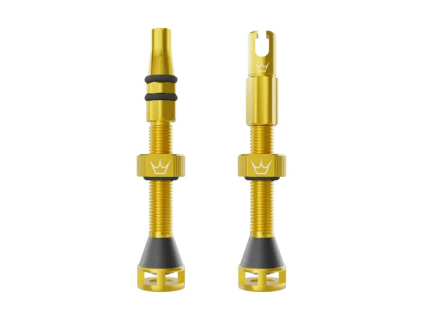 PEATY'S BEZDUŠOVÉ VENTILKY HOLESHOT FAST FLOW 42MM GOLD