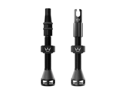 PEATY'S BEZDUŠOVÉ VENTILKY HOLESHOT FAST FLOW 42MM BLACK